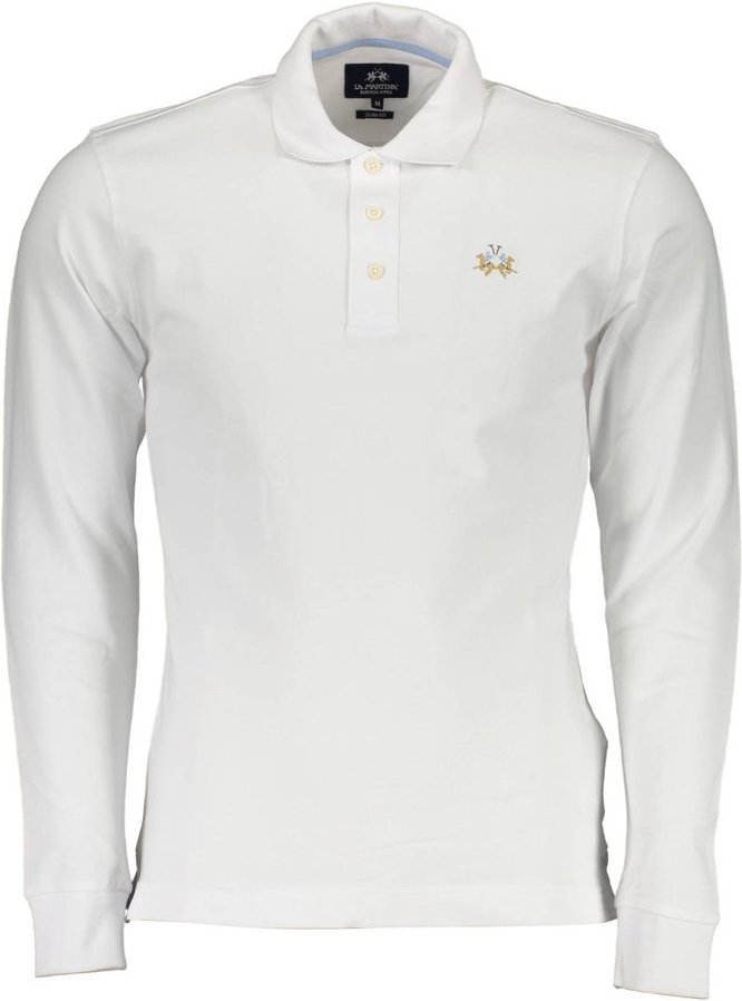 La Martina Elegantes Slim Fit Polo mit bestickten Details