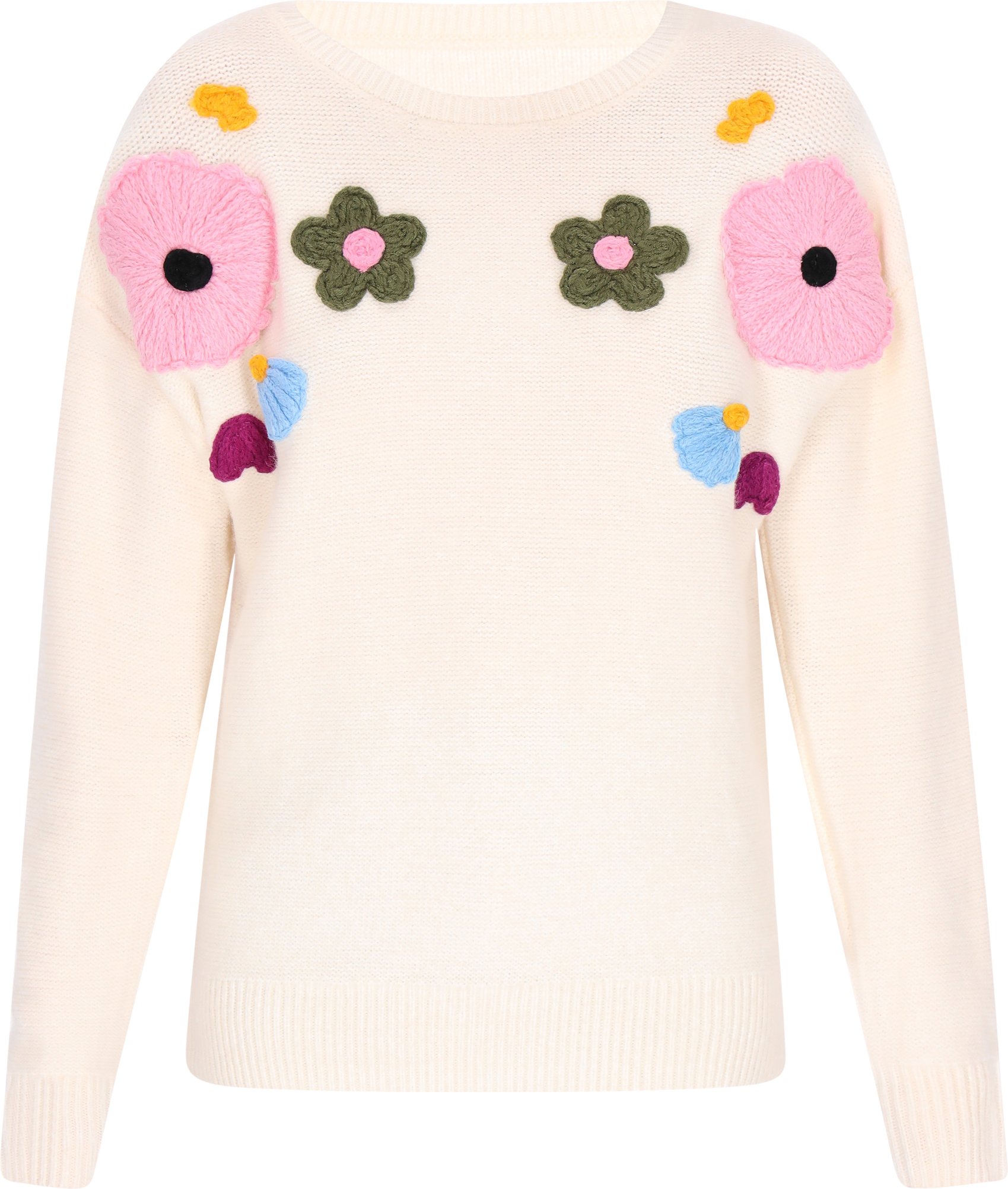 Mymo Pullover Frauen Beige