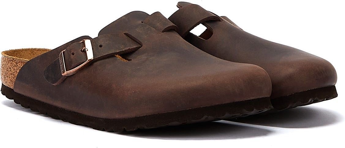 Birkenstock Boston Geöltes Nubukleder Unisex Clogs