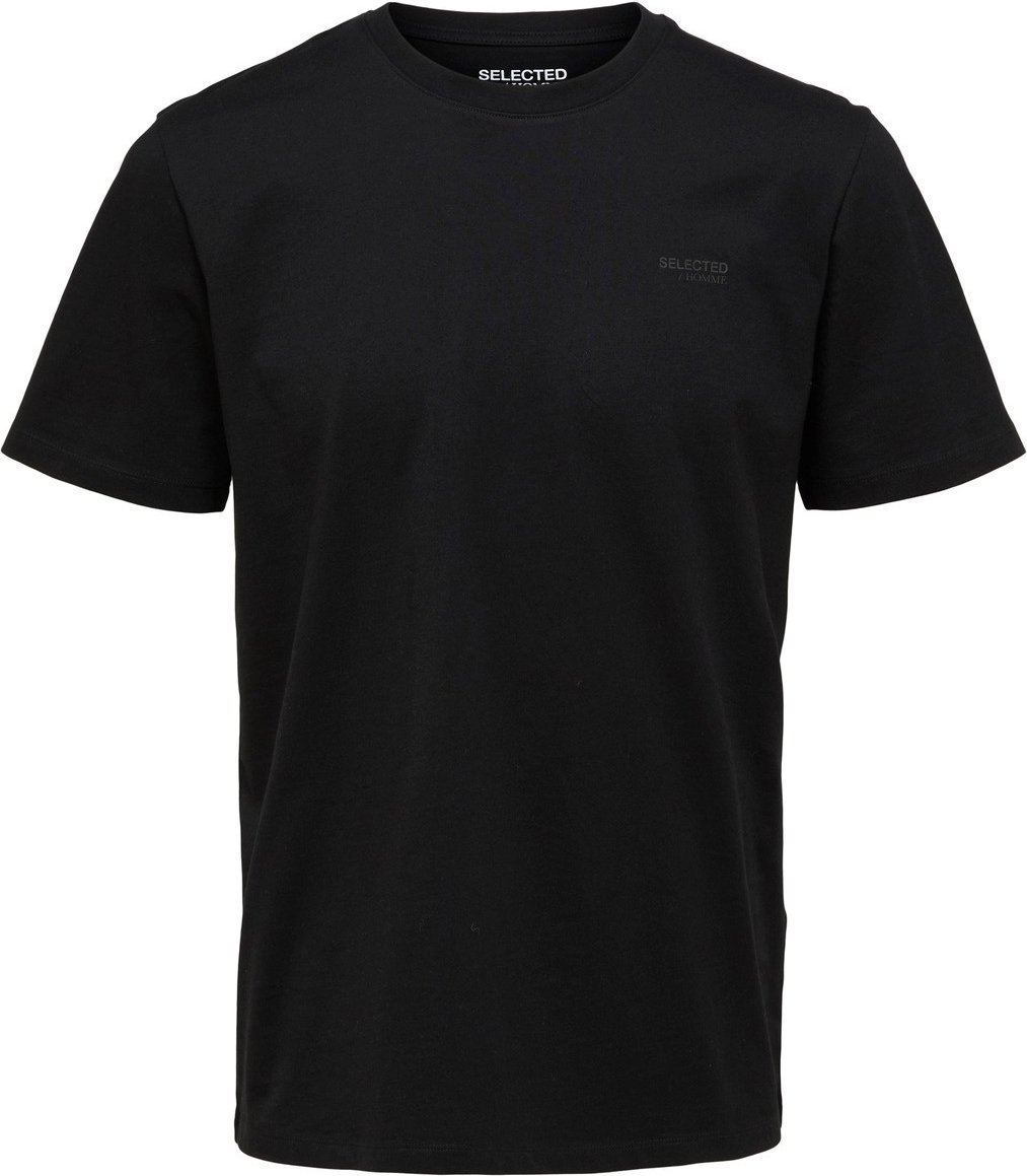 Aspen Logo Tee von Selected in der farbe Schwarz und in größe S.