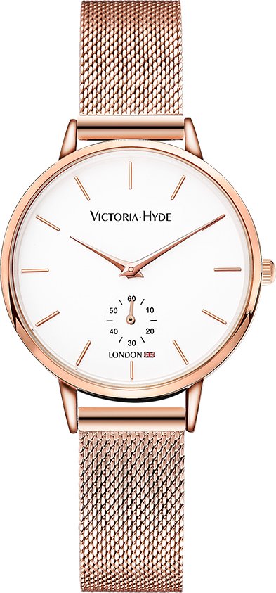 VICTORIA HYDE Metropolitan Time Mesh Rose Gold