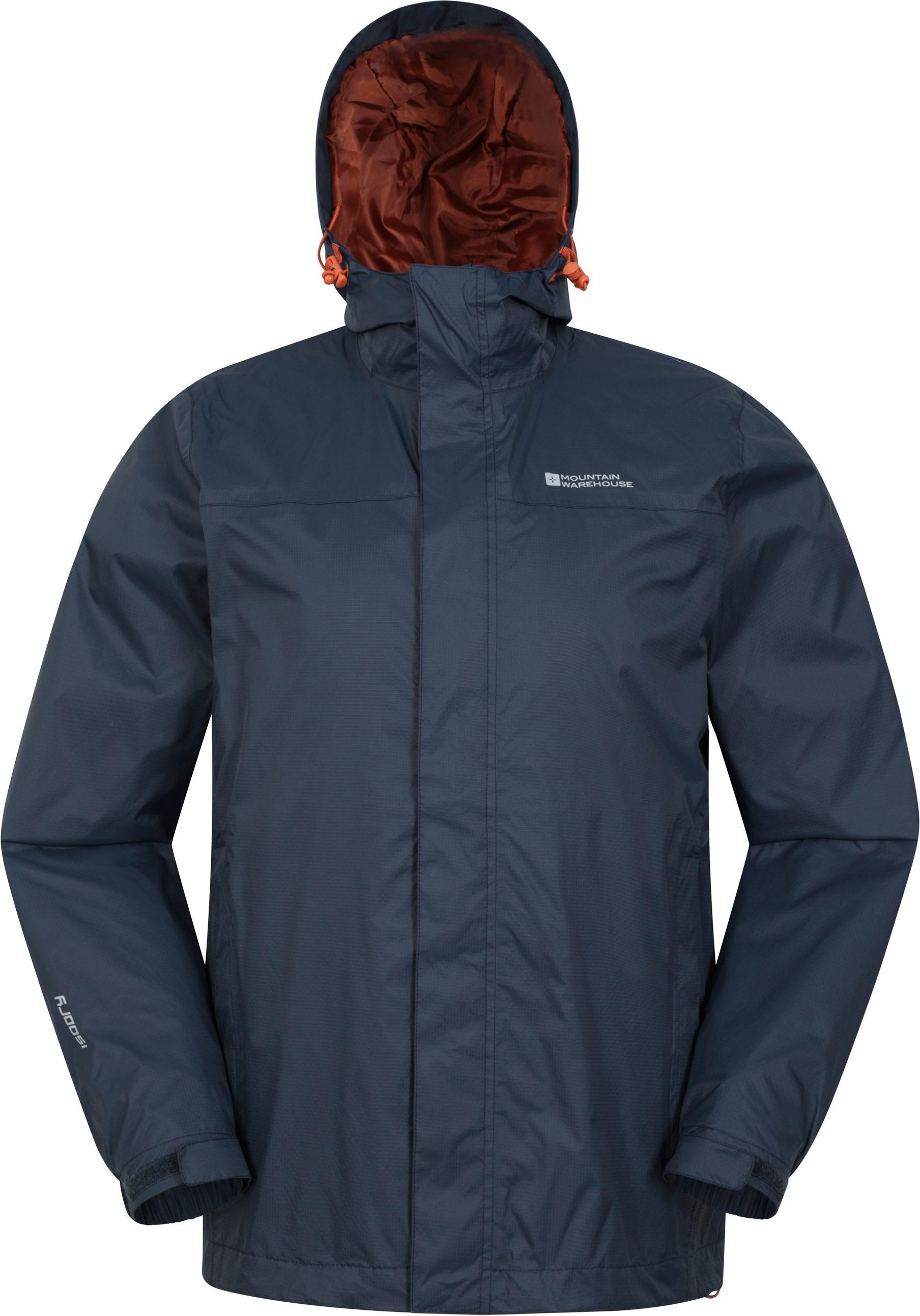 Mountain Warehouse Herren Torrent Wasserdichte Jacke (Dunkelblau)