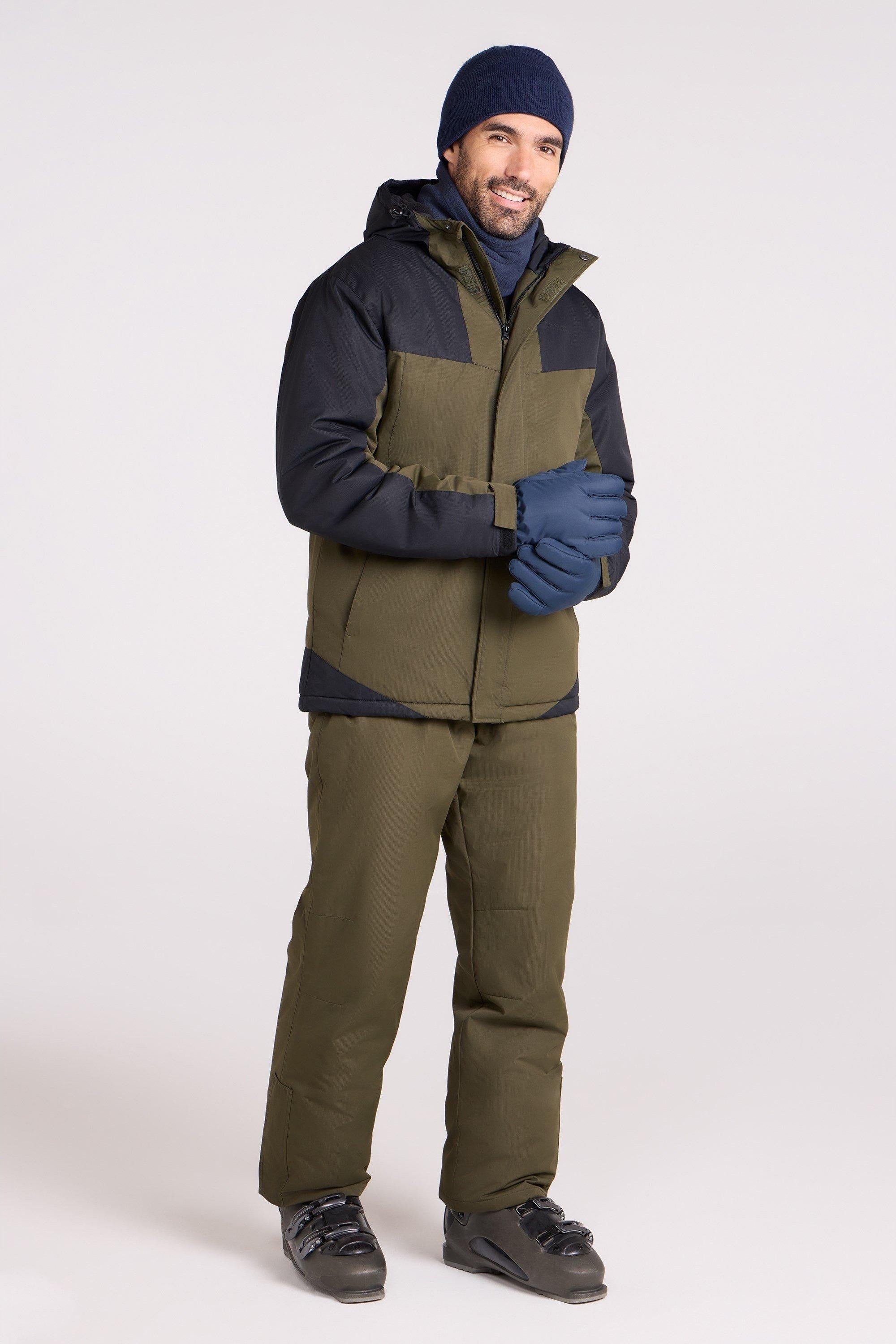 Mountain Warehouse - Skijacke und Hosen für Herren (Dunkel-Khaki)