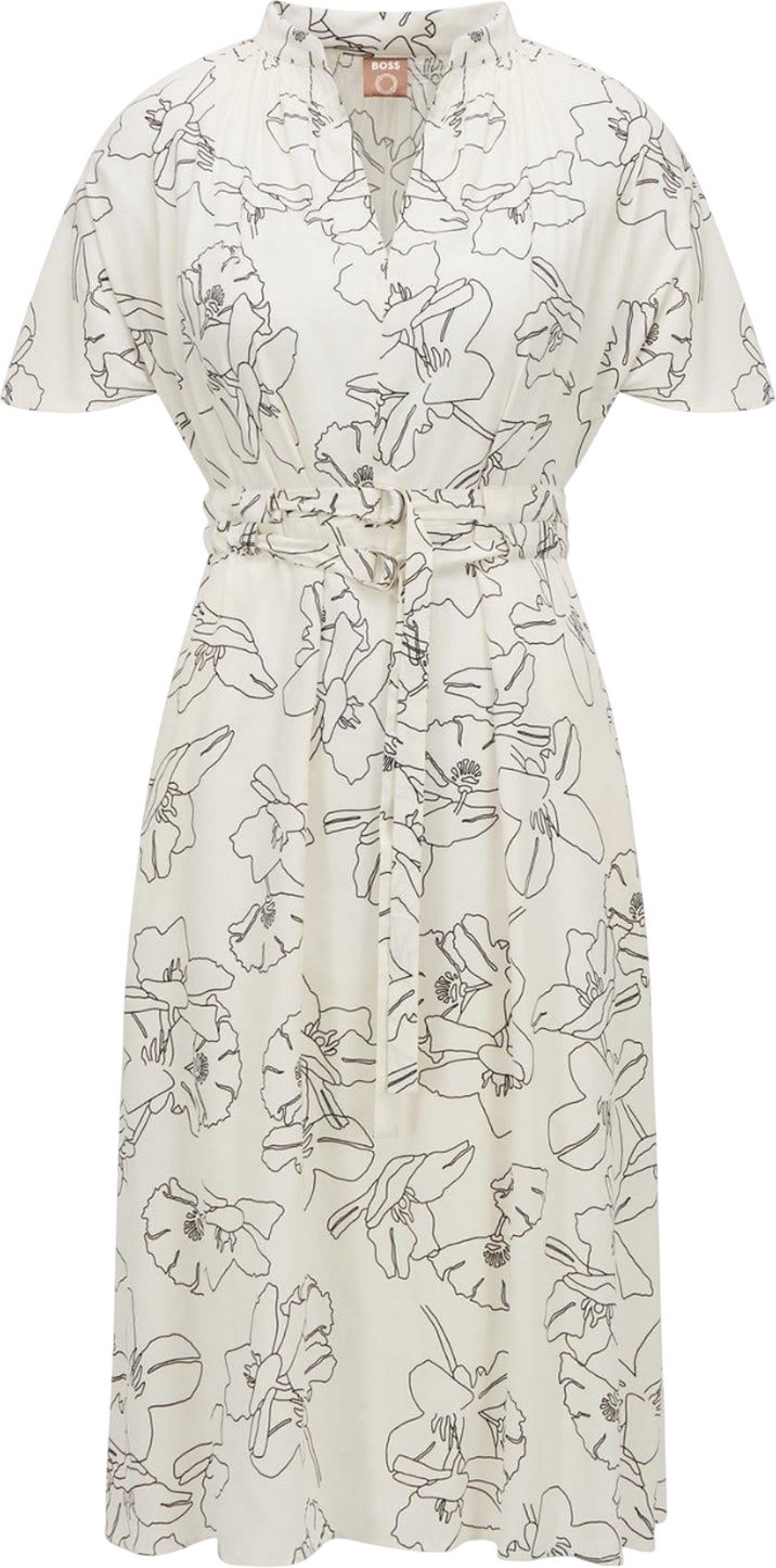 Boss - "Dalluah" Kleid für Damen (Schwarz/Weiß)