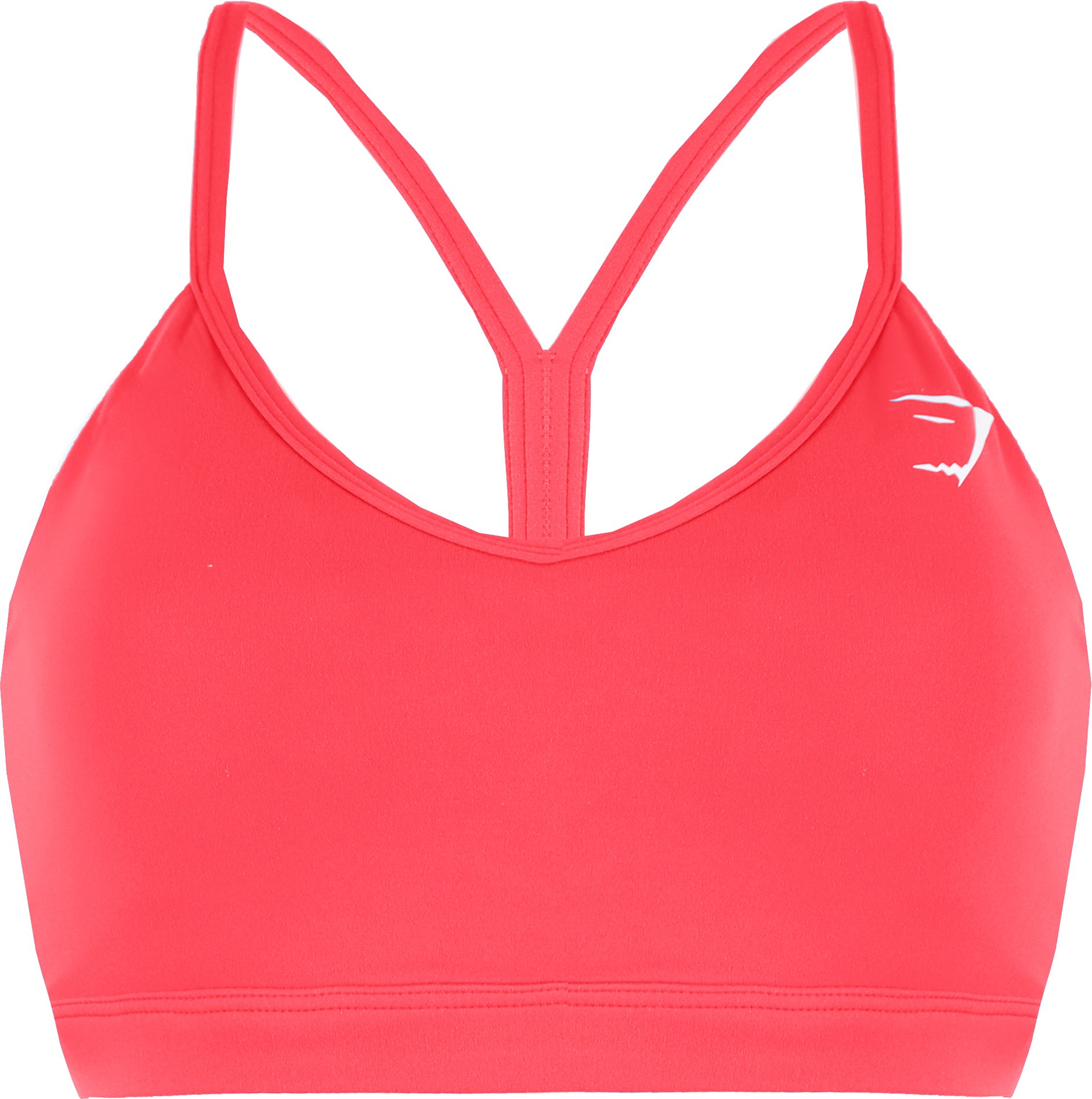 Gymshark Logo Womens Himbeer Red Sports BH