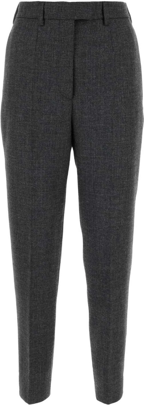 Dunkelgraue Wollhose