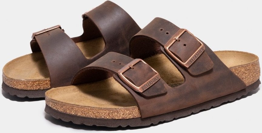 Thumbnail - Birkenstock Arizona Geöltes Nubuk Damen Sandalen