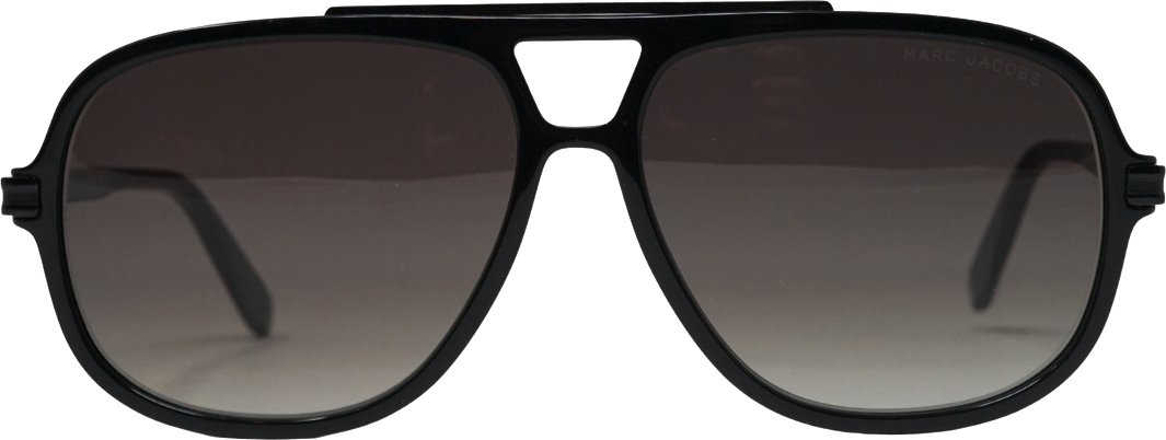 Marc Jacobs Marc 468 807 HA Schwarze Sonnenbrille