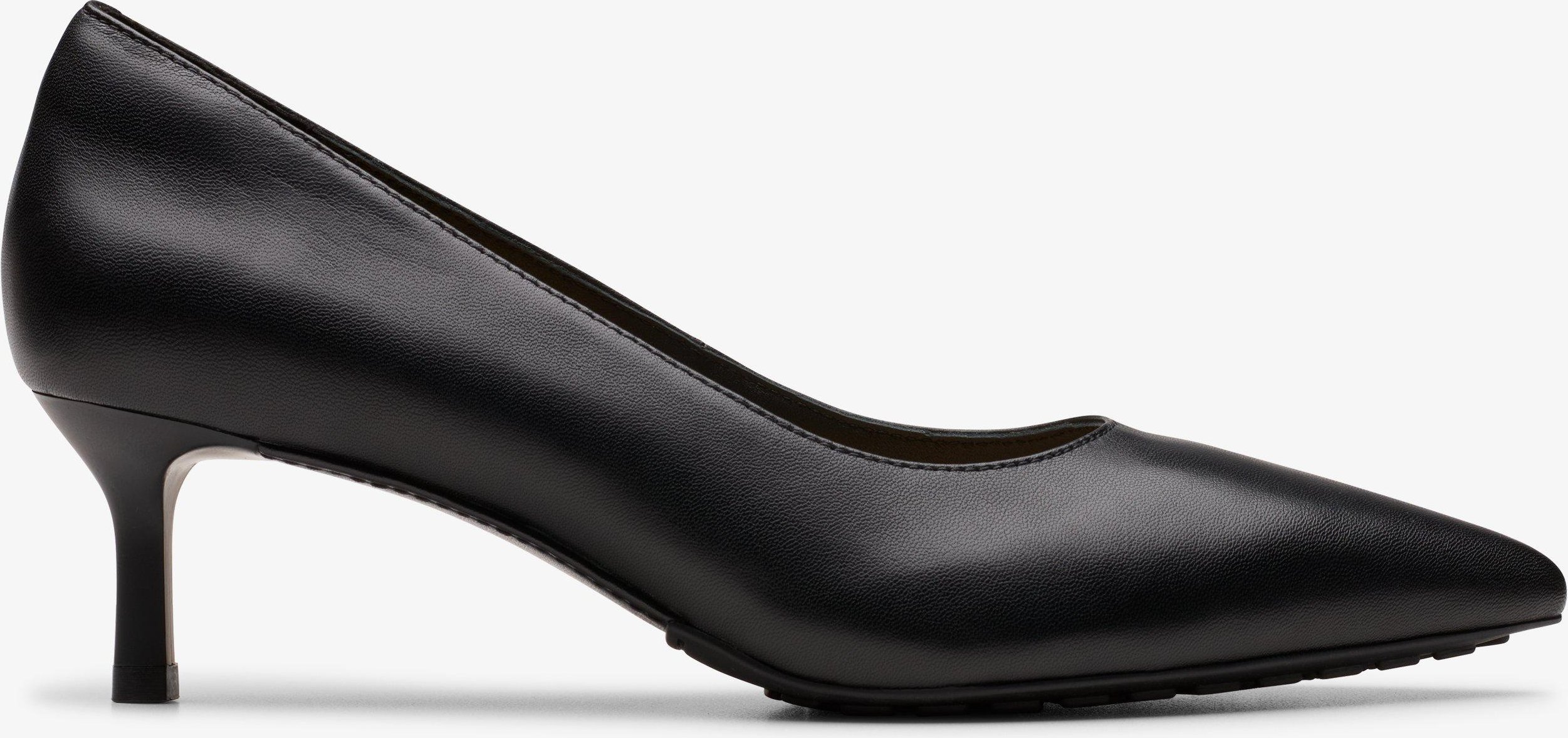 Adela Court Schwarze Leder Schuhe