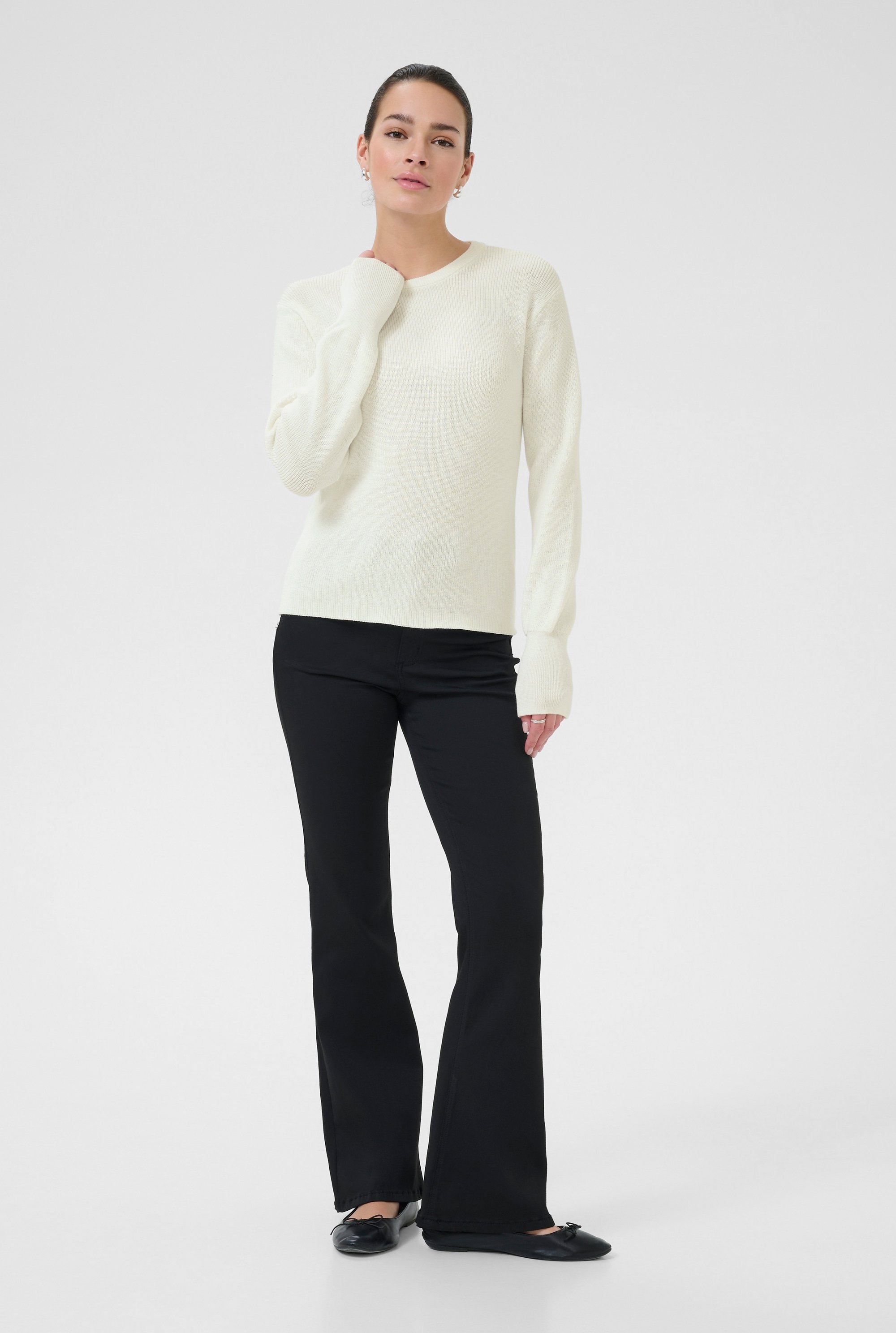Thumbnail - Strickpullover KAvera Slim fit white