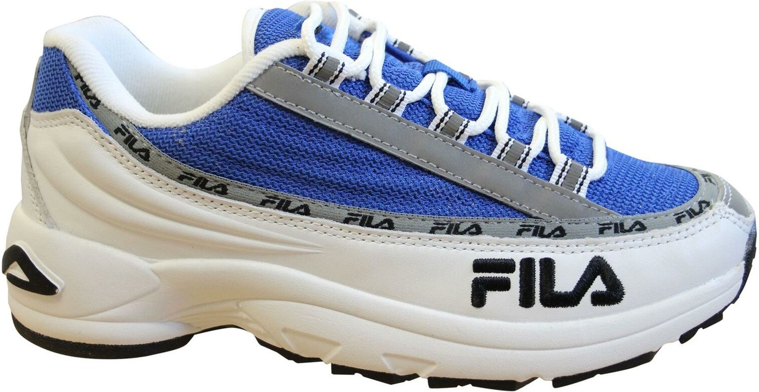 Fila DSTR97 Womens White/Blue Trainer