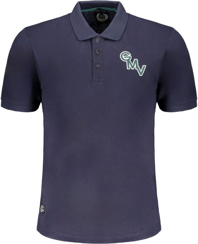 Thumbnail - Gianmarco Venturi Blu Baumwolle Herren Polo