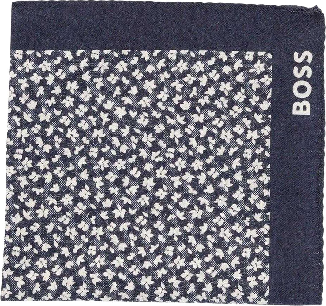 Thumbnail - Hugo - Herren Einstecktuch (Dunkelblau)