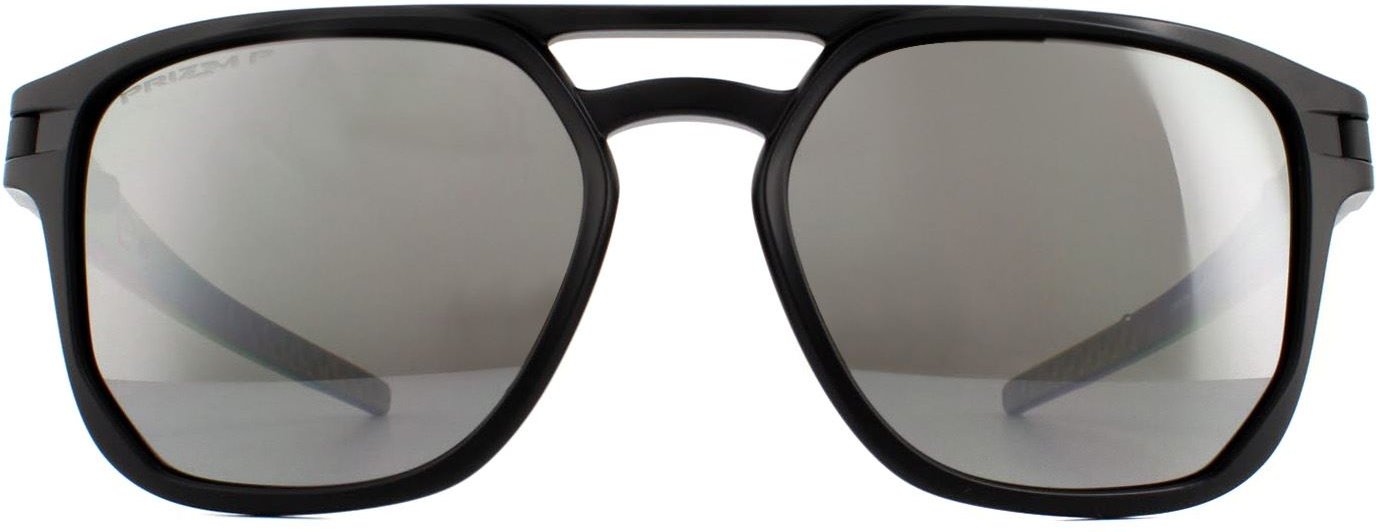 Oakley Square Mens Matte Black Prizm Black Polarise Lunettes de soleil