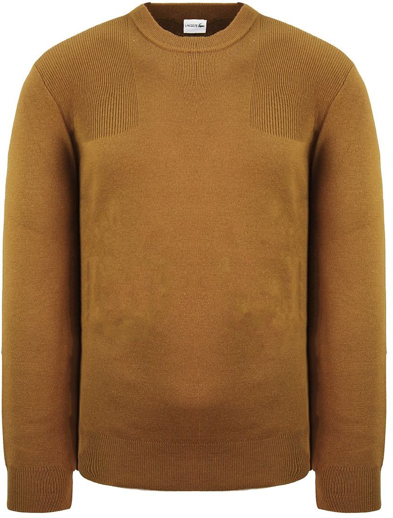 Lacoste Plain Mens Brauner Pullover