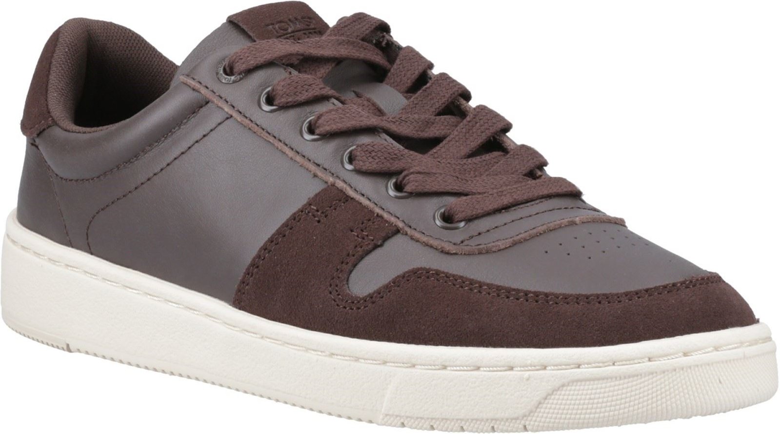 TOMS TRVL Lite Court Leder Herren Braun Turnschuhe