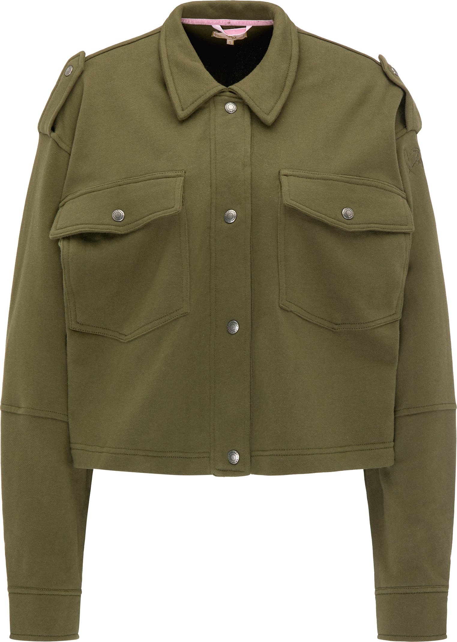 Mymo Sweatjacke Damen oliv