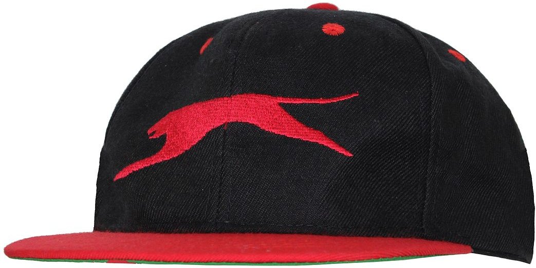 Slazenger Logo Herren Black/Rote Kappe