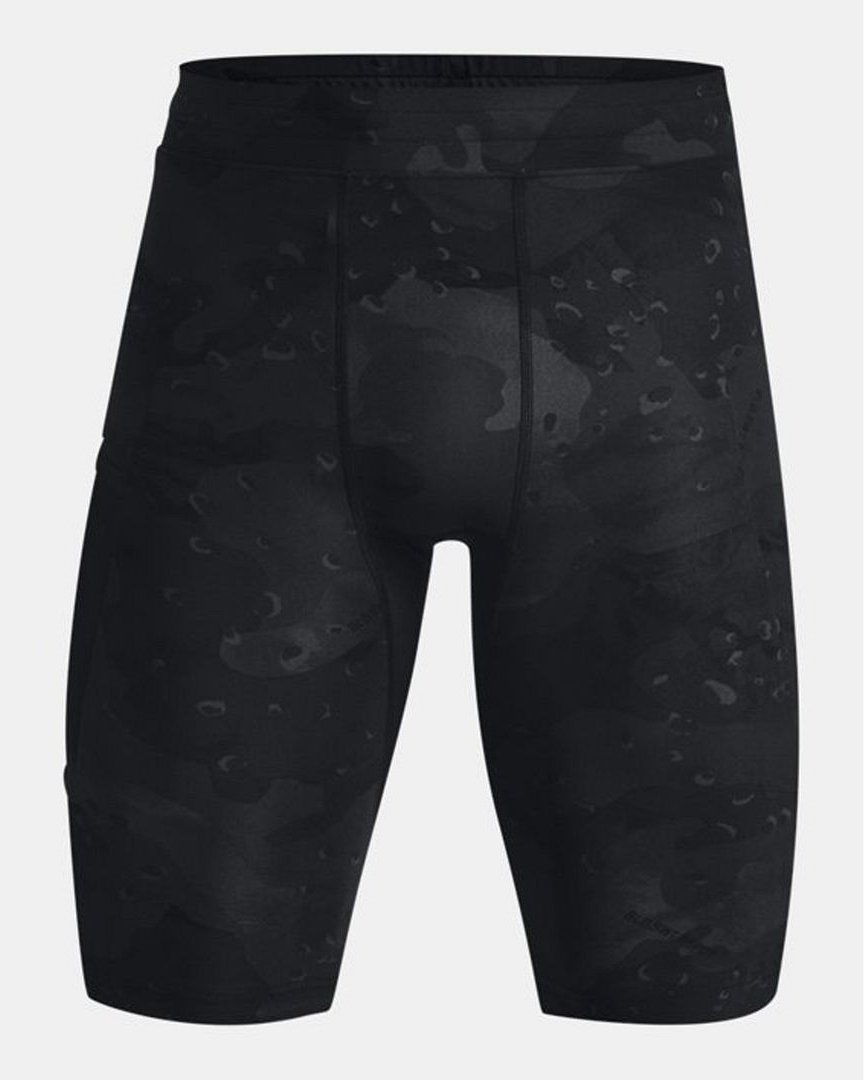 Unter Amour -Projekt Rock Mens Black Camo Compression Shorts