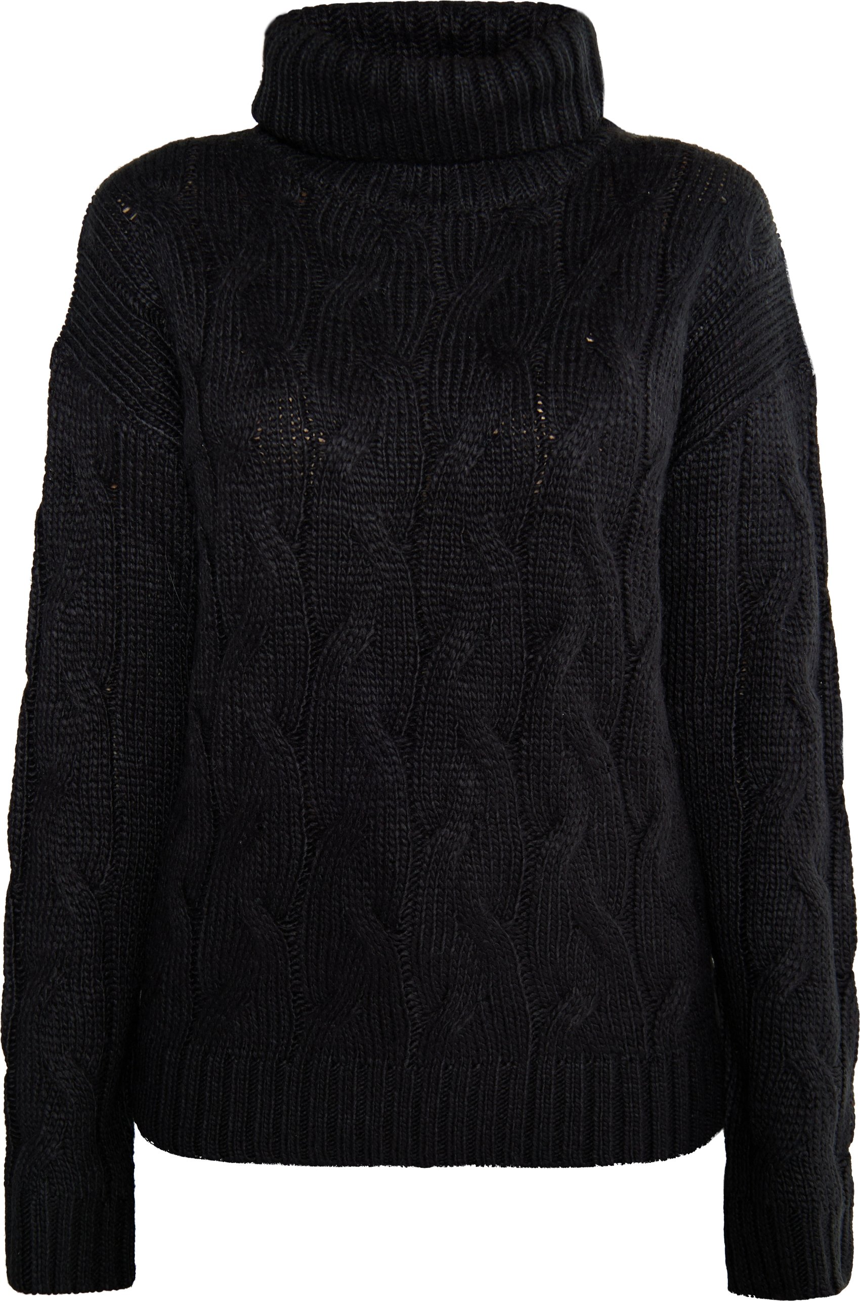Mymo Strickpullover Damen schwarz