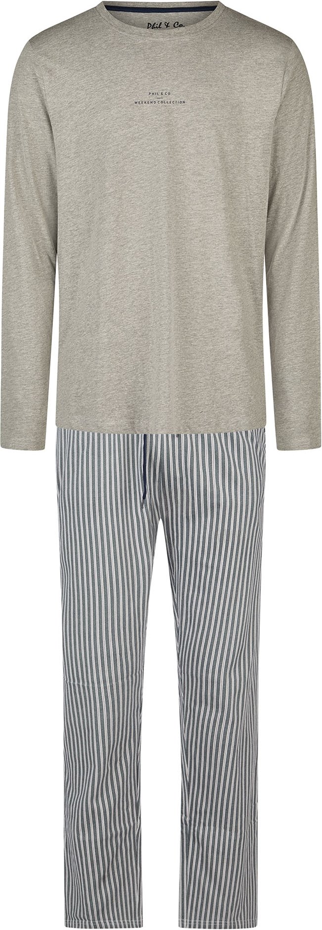 Thumbnail - Phil & Co. Berlin Herren Pyjama Weekend CollectionSchlafanzug, Pyjama Set, Nachtwäsche