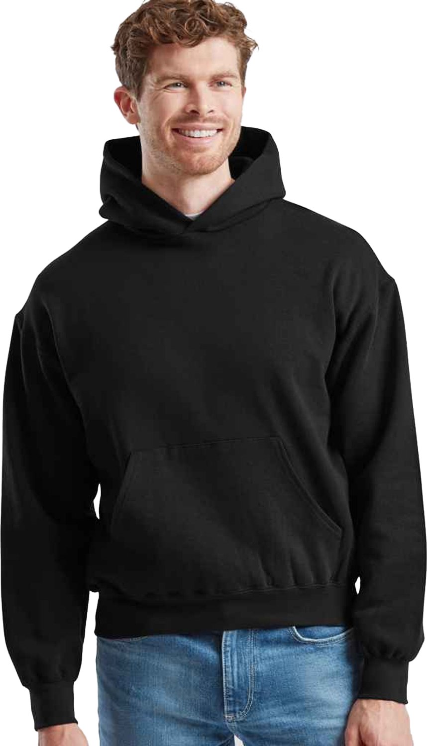 Fruit of the Loom - "Supercotton" Kapuzenpullover für Herren (Schwarz)