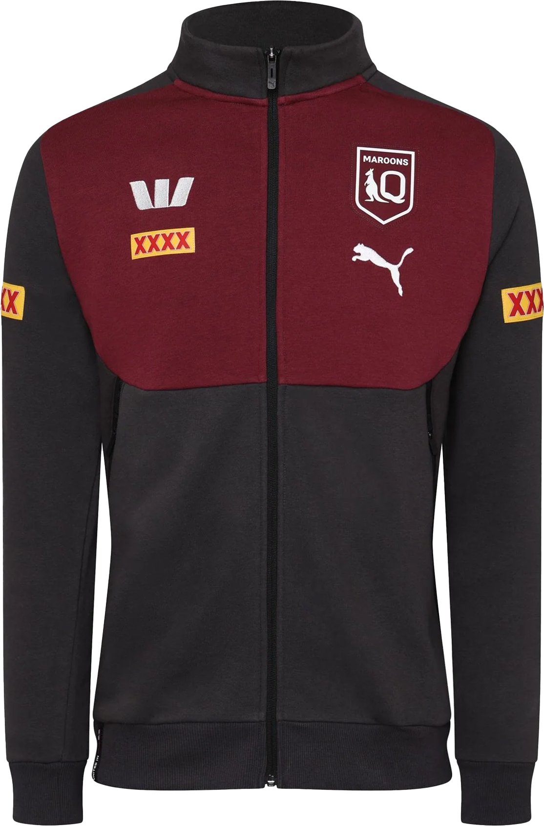 Puma - Trainingsjacke für Herren (Burgunderrot)
