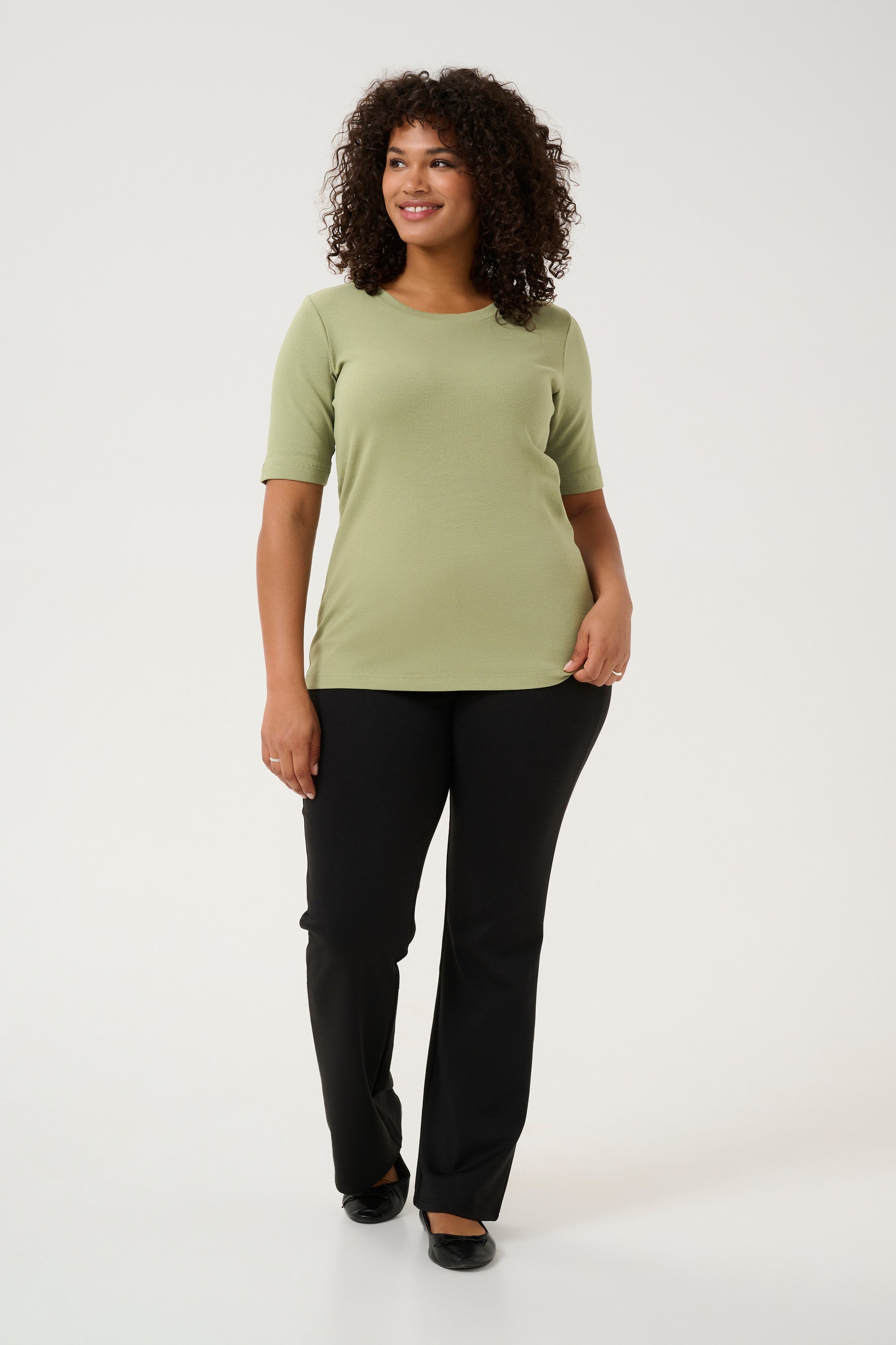 T-shirt Tight fit Oil Green