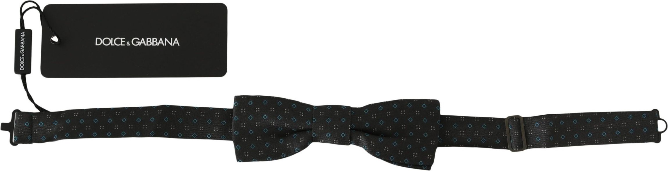 Dolce Gabbana Fliege mit geometrischem Muster