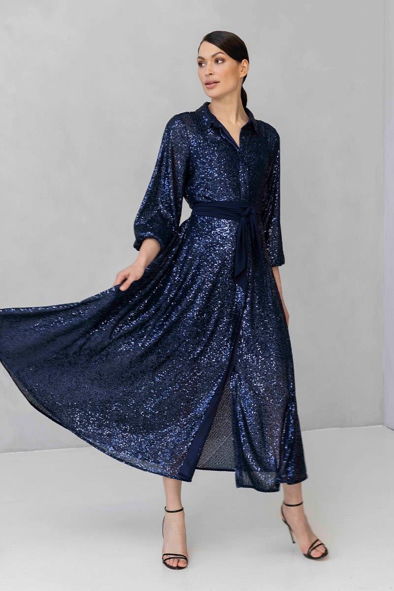 Kelly Kleid Marineblau