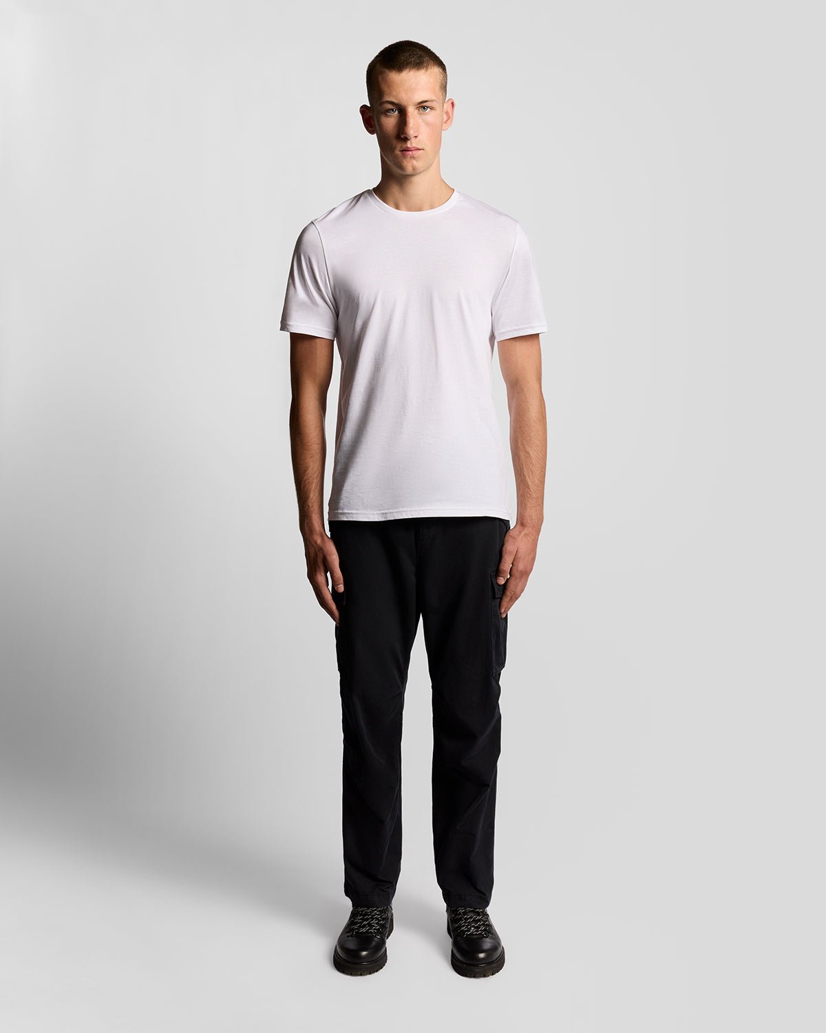 Lyle & Scott Regular Fit Artikulierte Cargo-Hose - Schwarz