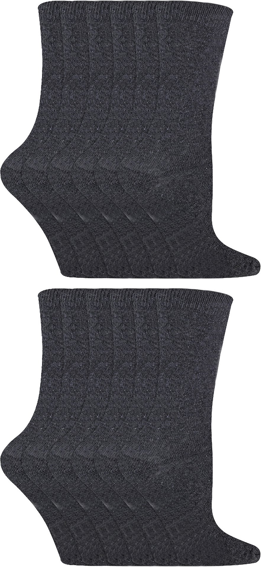 Thumbnail - 12 Paar Multipack Kinder Bambus Socken | Sock Snob | Childrens Plain Socks | Ideal Schule Socken für Sommer für Mädchen ...