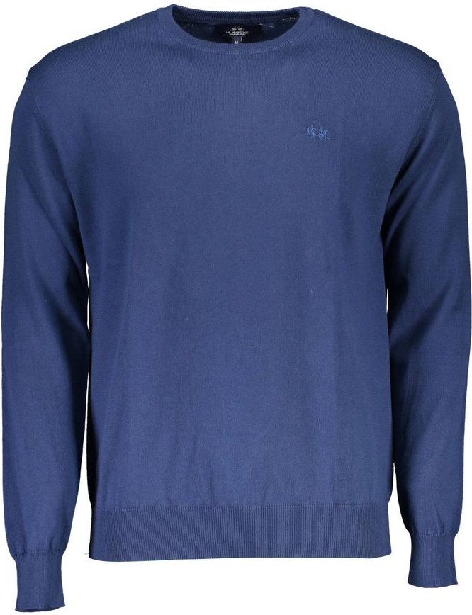 Thumbnail - La Martina Blauer Baumwollpullover für Herren