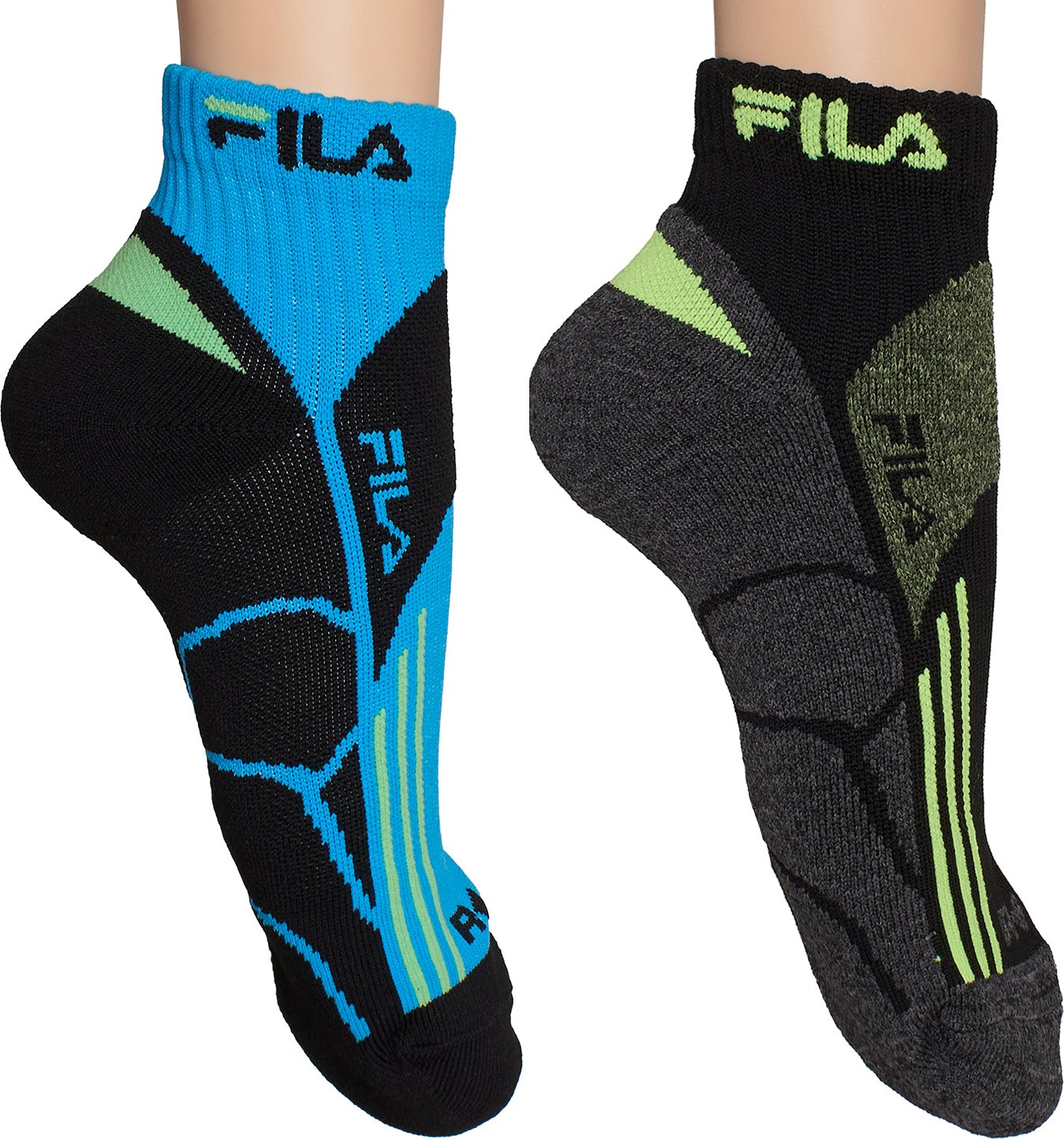 2er-Pack Herren Viertel-Laufsocken F2526