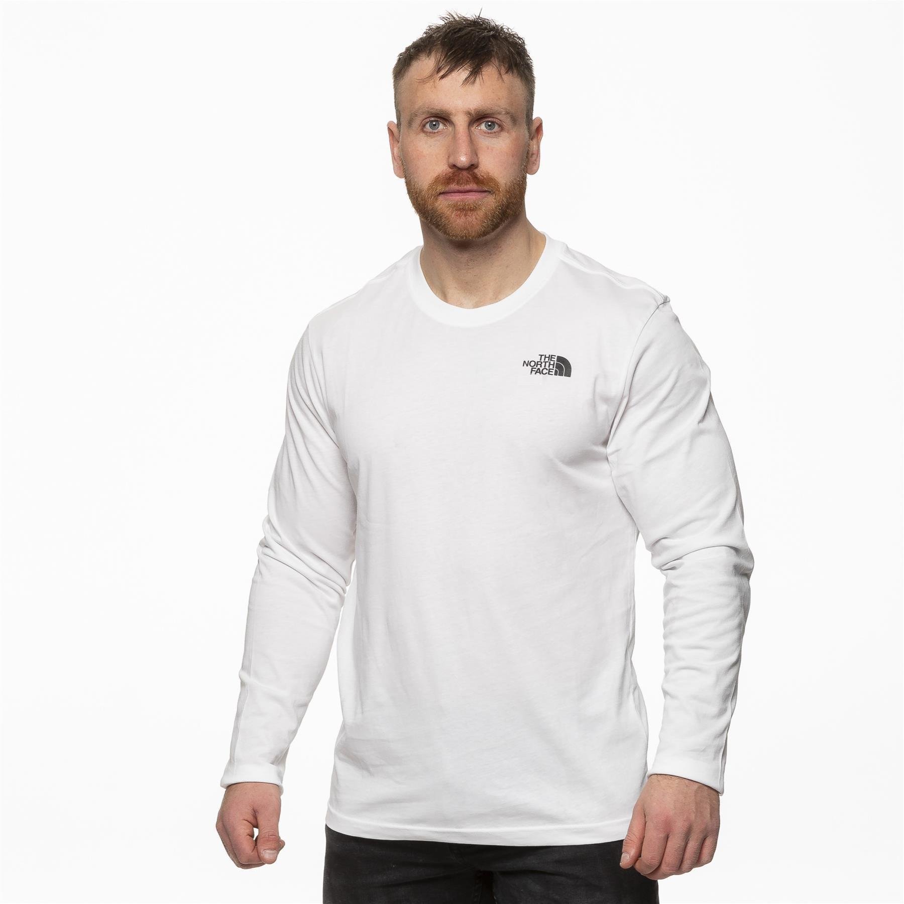 Thumbnail - The North Face Herren Langarmshirt Easy Tee in Weiß