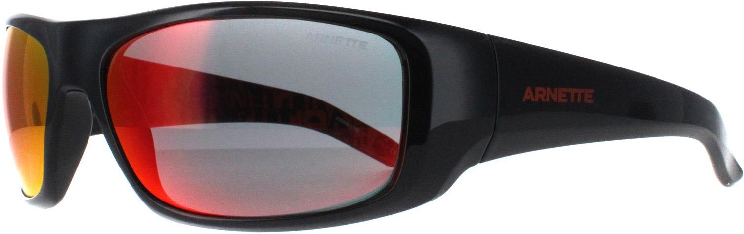 Arnette Rechteck Herren Schwarz Orange Hot Shot AN4182