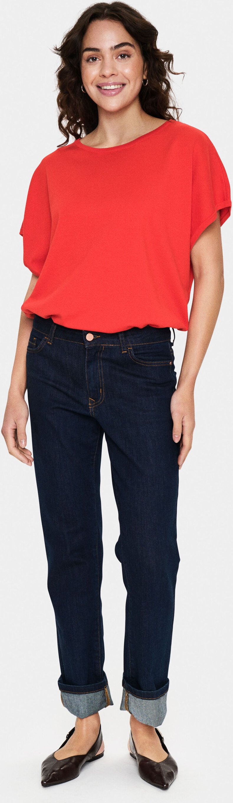 Strickpullover Casual fit red