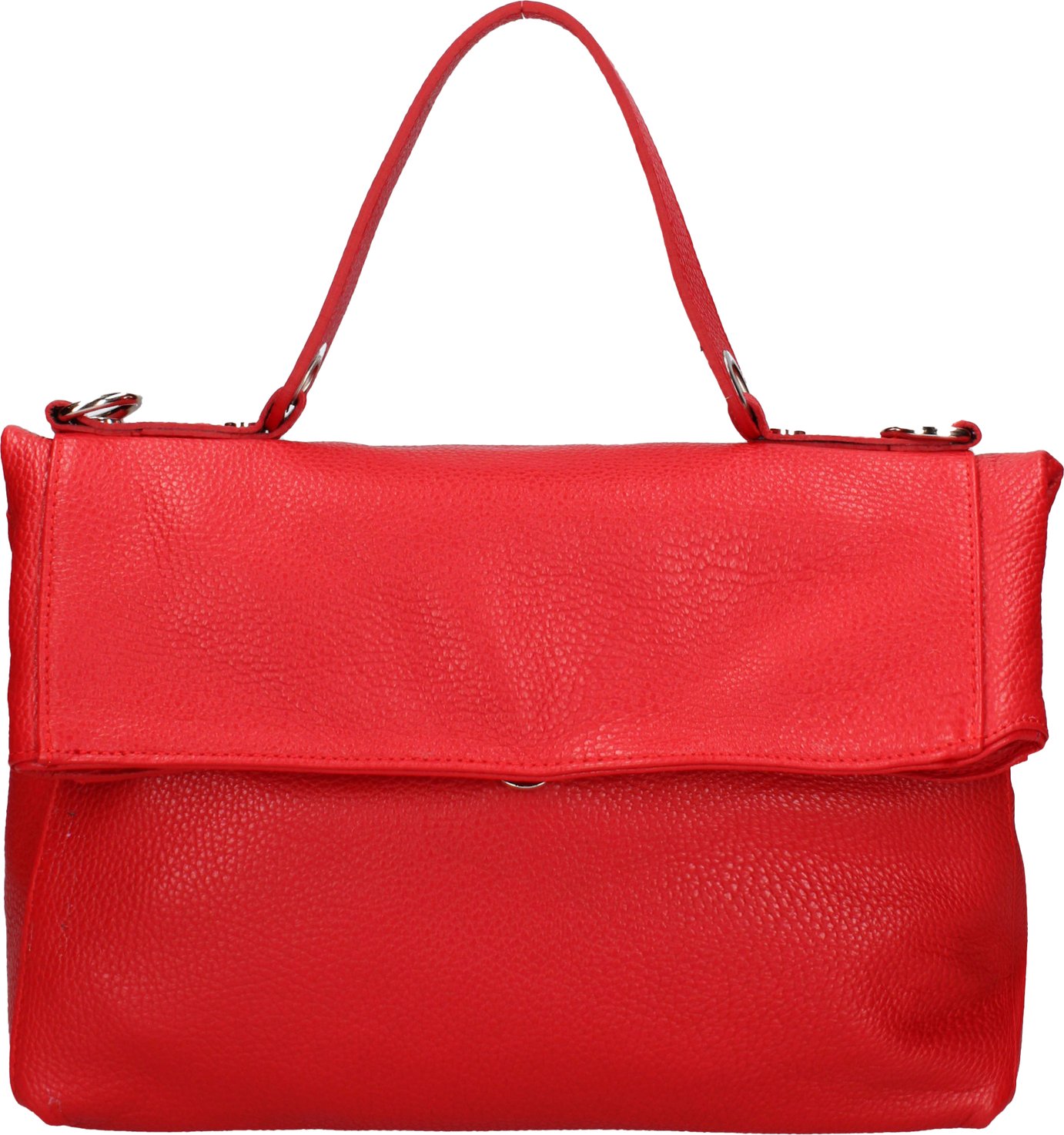 Viola Castellani Umhängetasche in einem Rucksack umwandelbar Frauen RED