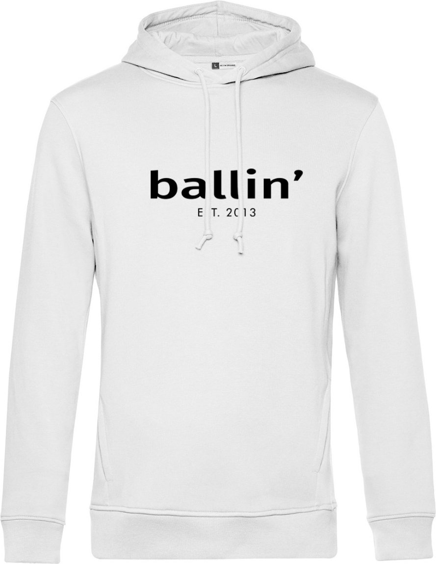 Basic Hoodie von Ballin Est. 2013 in der farbe Weiss und in größe XS.