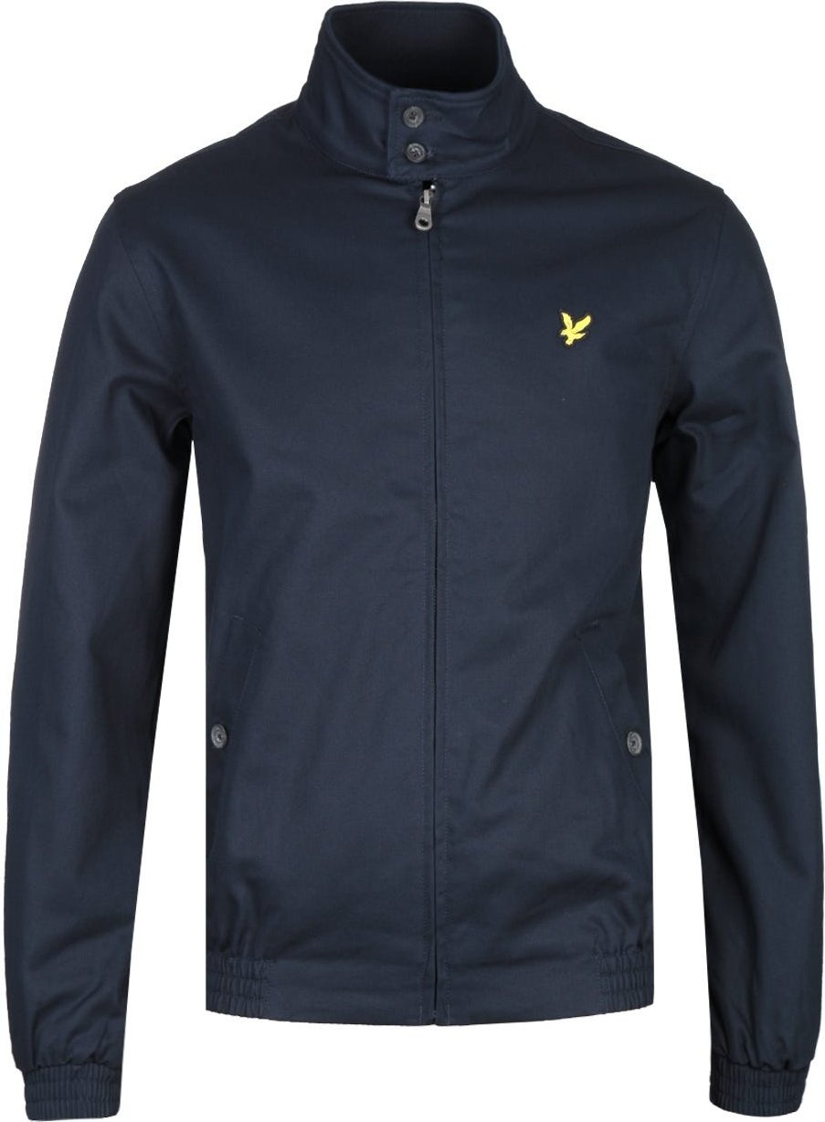 Lyle & Scott Dunkelblaue Harrington Jacke
