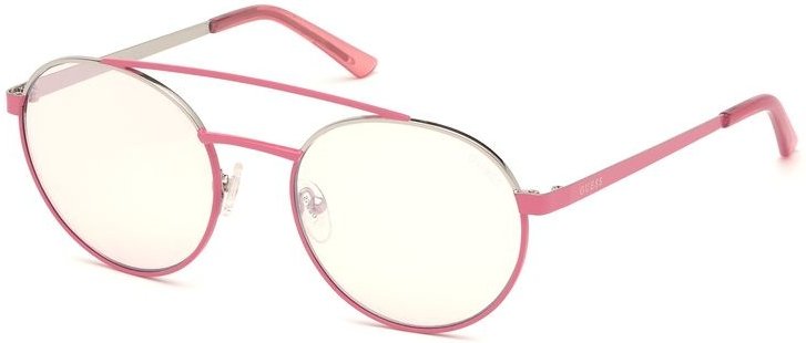 Gu7762 Rosa Runde Metallsonnenbrille