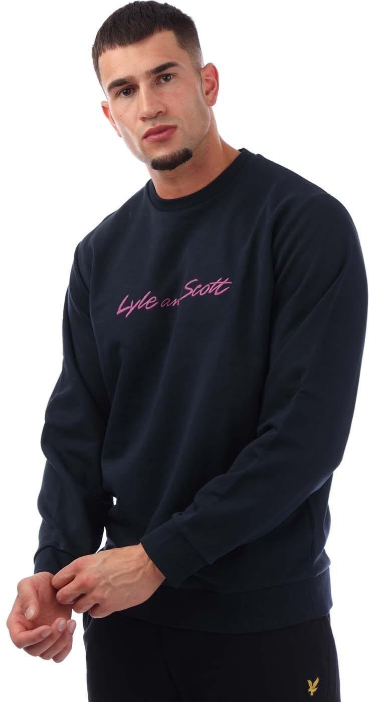 Lyle & Scott - Sweatshirt Schrift für Herren (Marine)