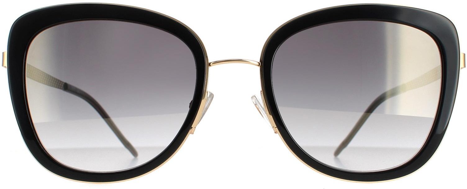 Hugo Boss Butterfly Womens Gold Schwarz Grau Gradient Gold Spiegel BOSS 1209/S