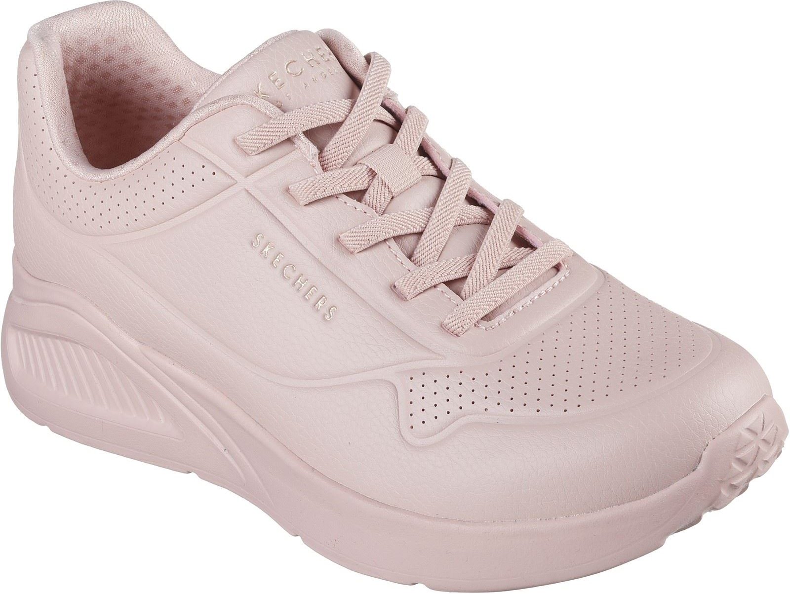 Skechers Uno Lite Lite Work Polyurethan Damen Sneaker in Rosa
