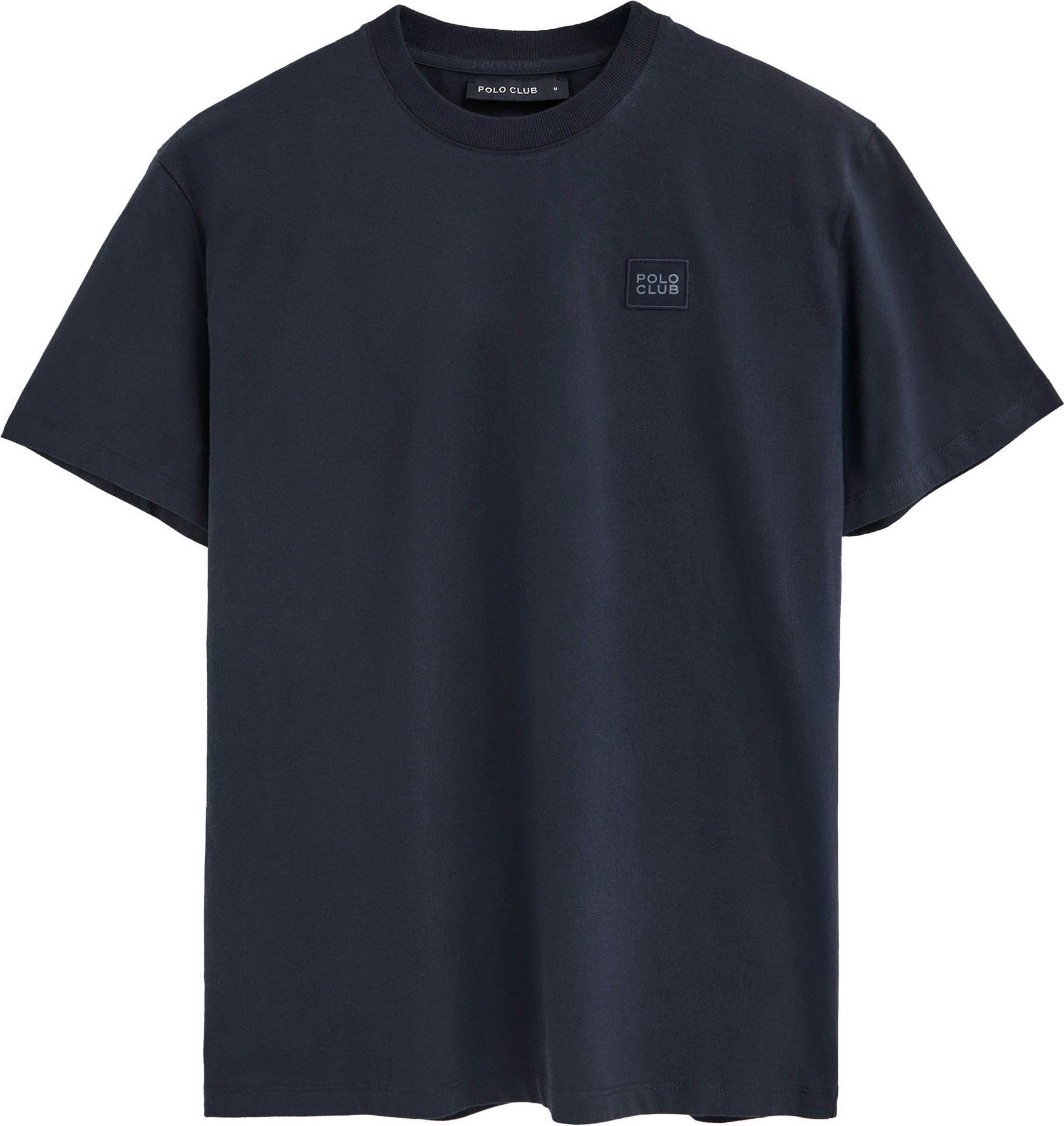 T-Shirt marineblau mit Polo Club-Patch