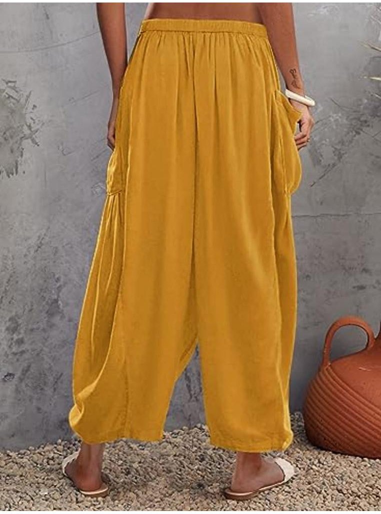 Thumbnail - Hose mit weitem Bein und Taschen