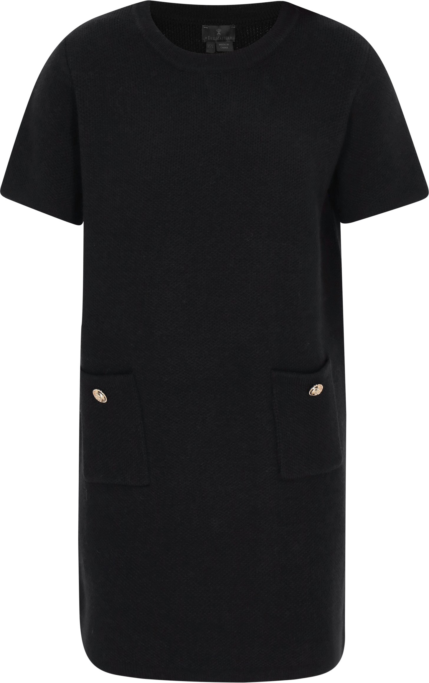 Dreimaster Kleid Frauen Schwarz