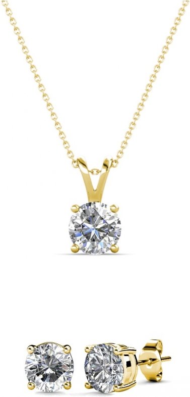 Mary Set und Box - Gold und Kristall