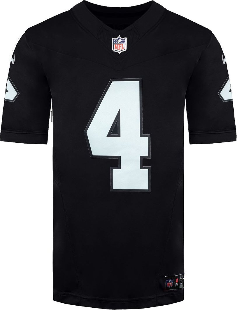 Nike NFL Las Vegas Raiders 4 Derek Carr Heimtrikot mit limitiertem Spiel