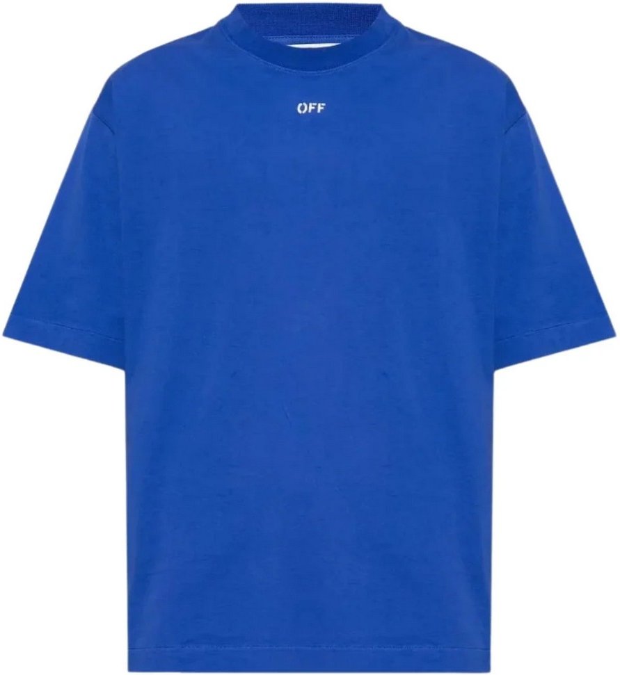 Off White - T-Shirt für Herren (Dunkelblau)